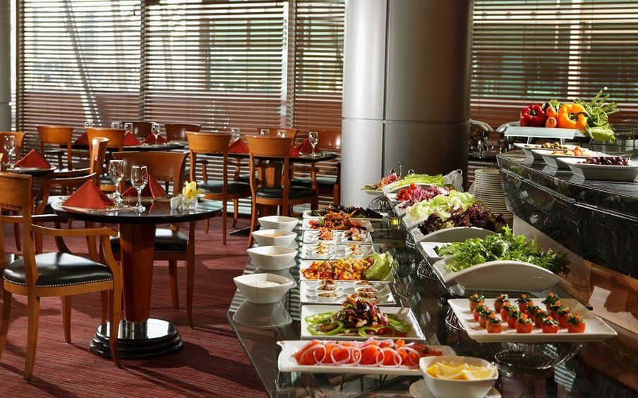J5 Hotels - Port Saeed Dubai Restoran fotoğraf